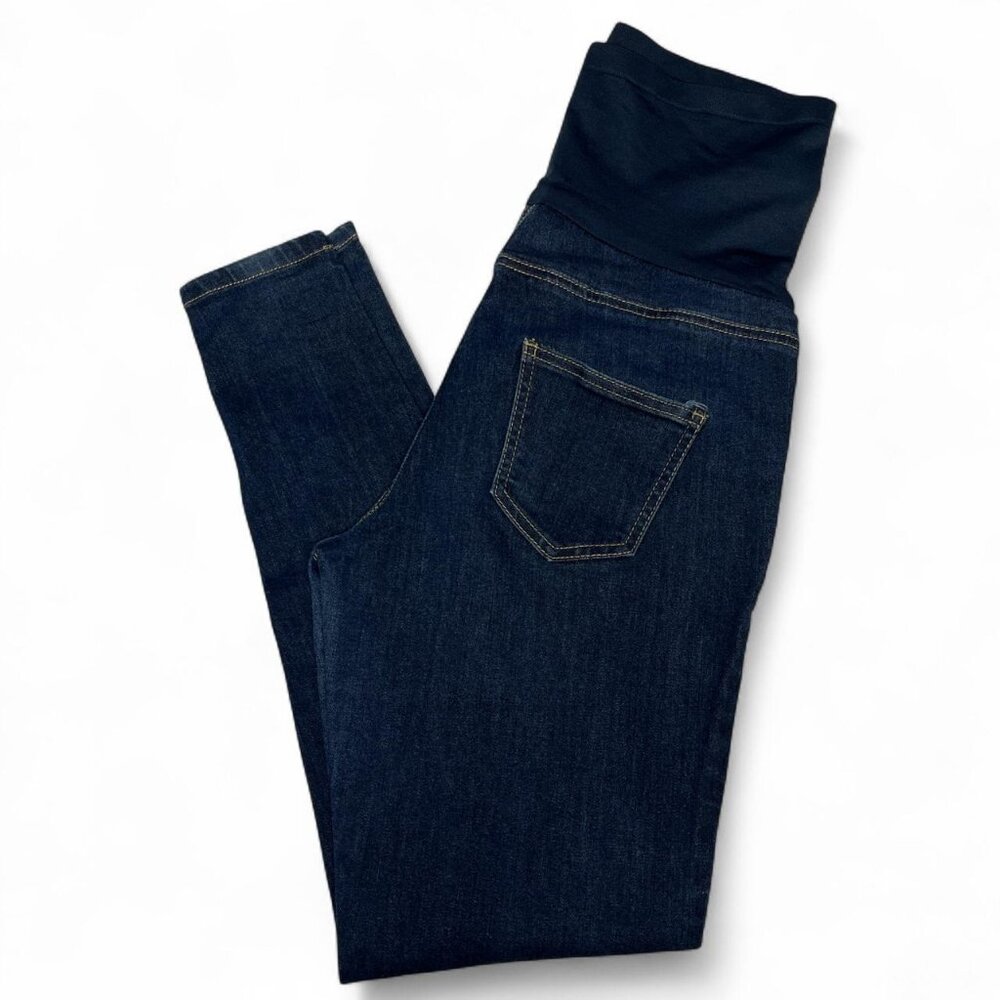 Time & Tru Dark blue maternity skinny jeans size small (4-6) with stretch